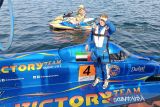 Pembalap F1 Powerboat Danau Toba jajal sirkuit jelang free practice