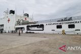 KRI Radjiman tiba di perairan Indonesia usai antar bantuan untuk Gaza