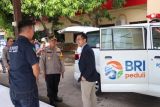 BRI salurkan bantuan satu unit ambulans kepada Polres Jeneponto