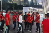 Jokowi-para menteri tonton Indonesia kontra Vietnam di GBK