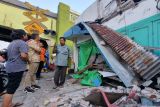 5 bangunan di Surabaya roboh terdampak gempa