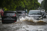 Banjir di Jakarta akibat curah hujan tinggi