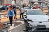 Kecelakaan beruntun terjadi di Gerbang Tol Halim