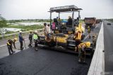 Perbaikan jalan tol Palembang-Kayu Agung jelang mudik lebaran