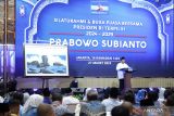 Dihadiahi lukisan karya SBY, Prabowo: Saya akan pajang di Istana Presiden yang baru