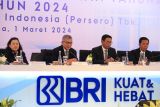 BRI membayarkan sisa dividen tunai Rp235 per saham