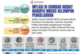 Inflasi di Sumbar akibat naiknya indeks kelompok pengeluaran