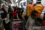 Arus mudik di Stasiun Semarang Tawang