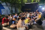 124 remaja konvoi di malam takbiran ditangkap polisi