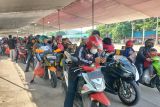 Pemilir bersepeda motor padati Pelabuhan Bakauheni pada H+1