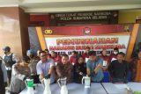 Polisi musnahkan 7.7 kilogram  sabu dan 183 butir ekstasi di Palembang