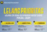 Kementerian ESDM lelang prioritas tiga WIUPKmineral logam