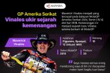 Vinales ukir sejarah kemenangan di GP Amerika