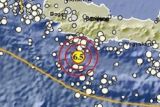 Gempa Garut terasa hingga Sukabumi, Jabar, warga panik