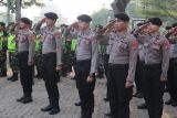 Personel Polres Lampung Selatan amankan peringatan Hari Buruh