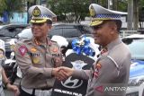 Kakorlantas serahkan bantuan kendaraan listrik untuk IKN