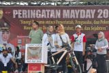 BPJS Ketenagakerjaan Semarang Majapahit peringati Hari Buruh bersama Bupati Demak