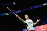 Final Thomas Cup, Tunggal pertama Indonesia Ginting kalah dari China