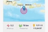 Lombok, NTB, diguncang gempa