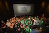 Ratusan Mitra Pengemudi Grab Padang nobar Film 