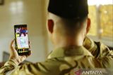 Prajurit Satgas Kizi TNI Konga adzan melalui videocall sambut kelahiran putri kedua