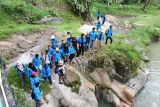 Puluhan Mahasiswa Universitas Jambi kuliah lapangan pelajari Geopark Sawahlunto