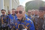 Ketum PAN bantah bahas kabinet saat temui Jokowi