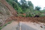Jalan penghubung Padang-Bukiittinggi tertimbun longsor