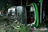 Bus yang ditumpangi rombongan pelajar SMK alami kecelakaan di Subang
