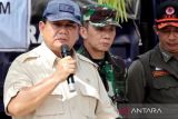 Menhan Prabowo monitor percepatan penanganan banjir lahar dingin Gunung Marapi