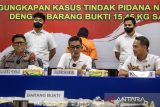 Pengungkapan kasus narkotika 15 kilogram di Palu