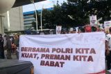 Massa aksi dukung Kapolri berantas premanisme
