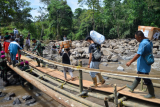 Jembatan darurat pasca bencana di Tanah Datar