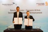Garuda Indonesia dan Singapura Airlines kerja sama dukung pariwisata