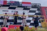 Pembalap Indonesia Qarrar Firhand finis posisi ketiga di Sirkuit La Conca