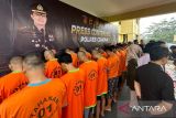 Polres Cianjur menangkap 24 orang terduga pengedar narkoba