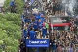 Ribuan Bobotoh sambut Persib Bandung juara Liga 1 Indonesia