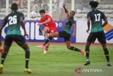 Pertandingan latihan Indonesia vs Tanzania berakhir tanpa gol