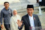Pada hari ulang tahunnya, Presiden Jokowi tetap bekerja di Istana Kepresidenan