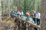 Wisatawan ramai kunjung Wisata Hutan Nyaru Menteng Palangka Raya