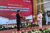 Pj Wali Kota Palembang baru dilantik  diminta sukseskan Pilkada 2024