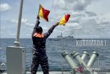 KRI Kerambit lakukan latihan bersama kapal perang India di Selat Malaka