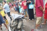 Pengendara motor di Palembang tewas tertabrak kereta