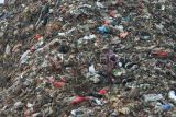 Pemulung memilah sampah di Tempat Pembuangan Akhir (TPA) Air Sebakul di Kota Bengkulu, Bengkulu, Senin (24/6/2024). Pemerintah menargetkan sub sektor limbah padat domestik atau sampah mencapai nol emisi karbon pada tahun 2050 dengan cara menekan jumlah tempat pembuangan akhir (TPA) yang tidak terkelola karena menjadi salah satu sumber utama emisi gas metana dari dekomposisi sampah organik. ANTARA FOTO/Muhammad Izfaldi/aww.
