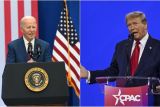 Biden dan Trump kembali berhadapan dalam debat pertama capres AS pada 27 Juni