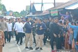 Presiden Jokowi ajak menteri blusukan di Pasar Pata Katingan