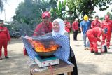 Pusri beri pelatihan tanggap bencana untuk warga Kampung Sehati Palembang