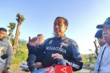 Presiden Jokowi pilih sepeda motor guna menjajal sensasi kontur jalan Tol di IKN