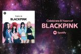 BLACKPINK-Spotify merayakan HUT ke-8