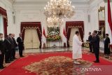 Presiden Jokowi terima surat kepercayaan sepuluh duta besar negara sahabat